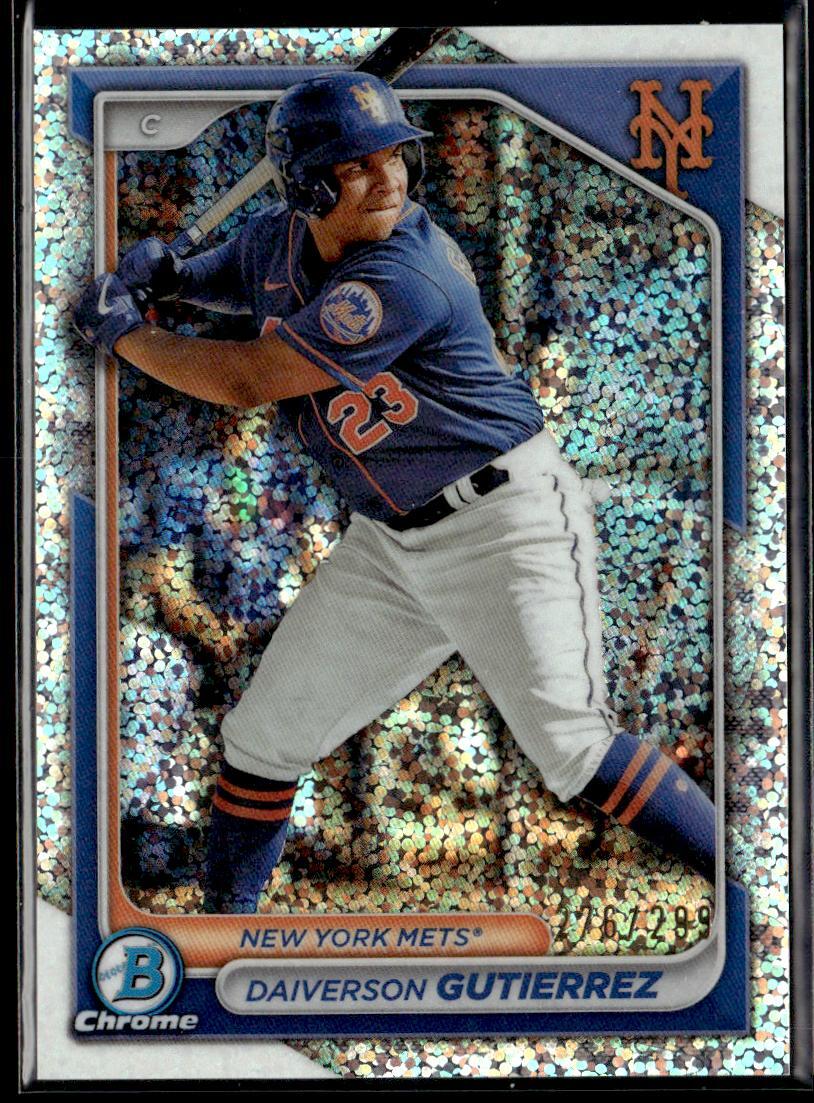 その他 Daiverson Gutierrez 2024 Bowman Daiverson Gutierrez Chrome Prospects Speckle