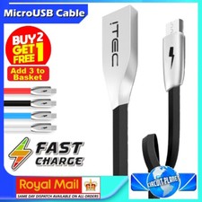 Long iTEC Micro USB Cable, High Speed Slim Data Sync Fast Charger Charging Lead