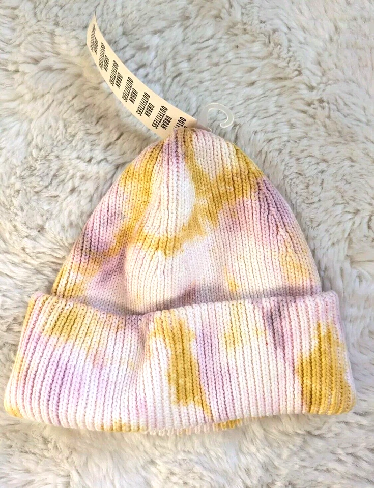 Urban Outfitters Gorro Mujer OS Tie Dye Tejido Suave Lote 2 Multi 100% Algodón Foto 2 de 4