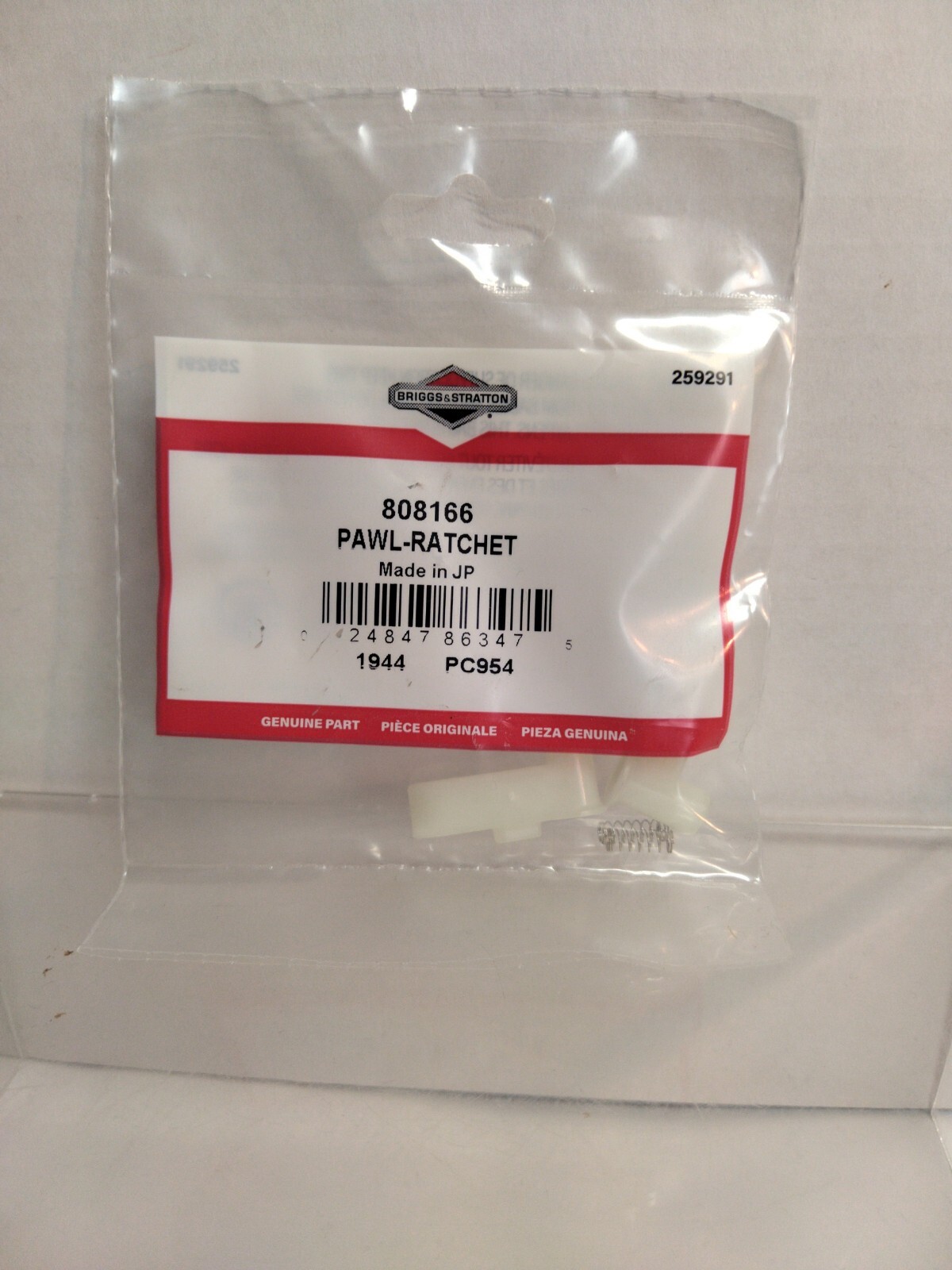 Genuine OEM Briggs & Stratton PAWLRATCHET Part 808166 eBay