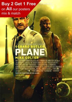 Flugzeug 2023 Filmplakat A5 A4 A3 A2 A1