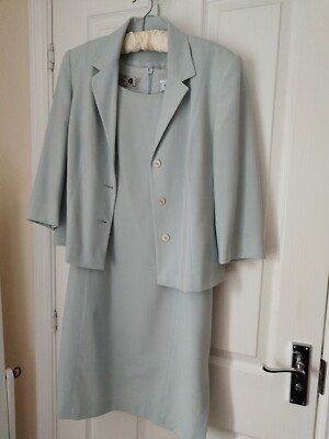 Principles Petite Jacket And Dress (Pale Blue, Size 14 Petite) UK