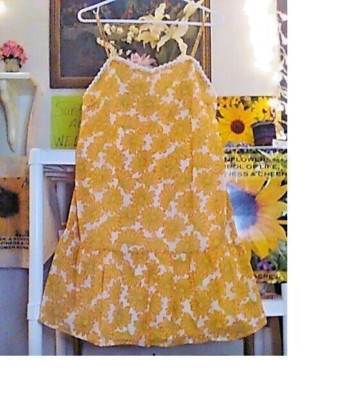 19 Cooper Sundress Daisy Print Tagged Small But Fits Medium Lined NWOT