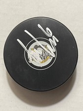 Pittsburgh Penguins TREVOR DALEY Signed 50th Anniversary Hockey Puck