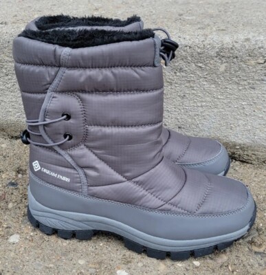 DREAM PAIRS Womens Dsb216-n Snow Boots, Grey, Size Worn
