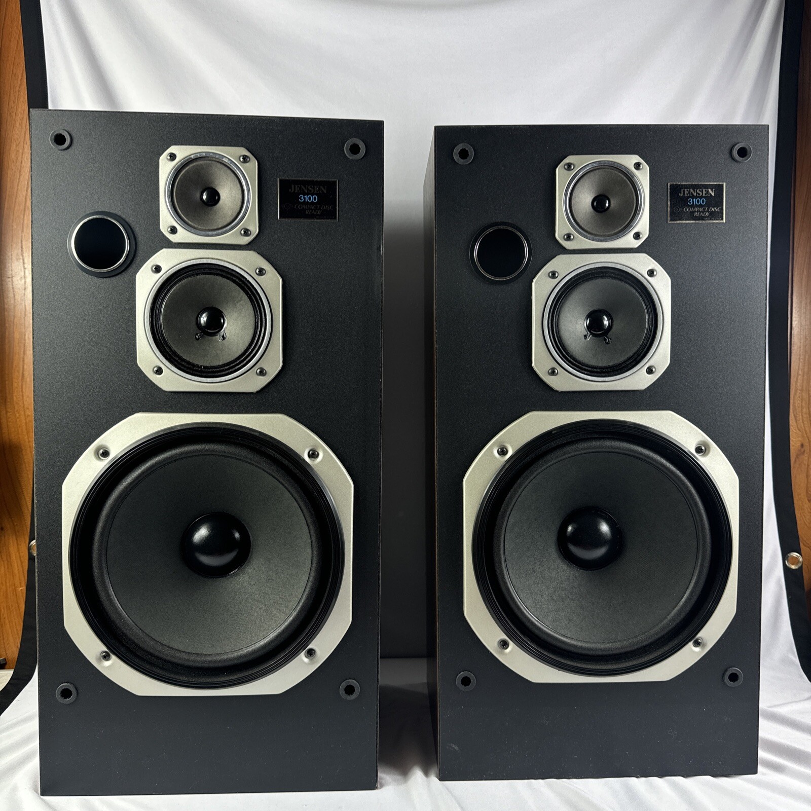 Vintage 1980's JENSEN 3100 Speakers TESTED & WORKS GREAT ! Made In USA Illinois eBay
