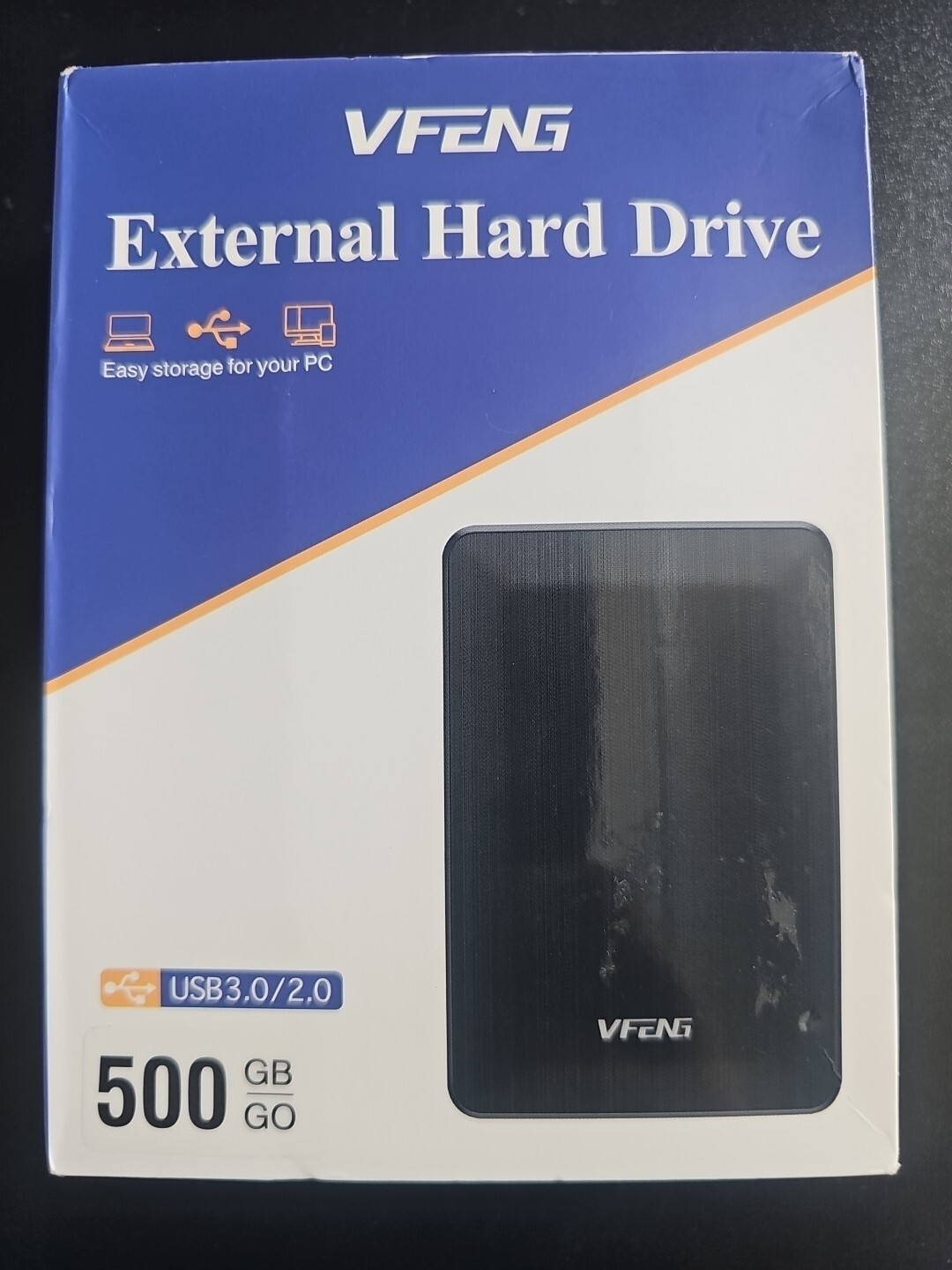 Vfeng External Hard Drive 500 Gb USB 3.0 2.0-image