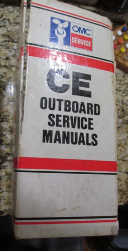 OMC Johnson Evinrude CE Outboard Service Manuals Complete Set - Electric - 300Hp - Picture 12 of 12