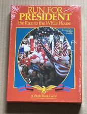 Run For President The Race to the White House World Book Game New! 1988 Sealed!