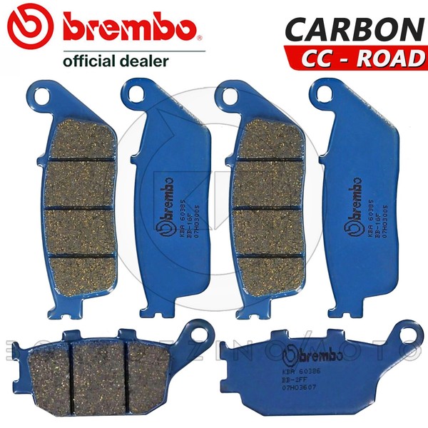 BremsbelÄGe Brembo Blau Vorne+Hinten Honda Cbf 600 2004 - 2007-image
