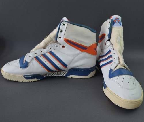 1986 ADIDAS PATRICK ERWING RIVALERY HI SIZE 16 17 52 2/3 FRANCE VINTAGE - Picture 9 of 24