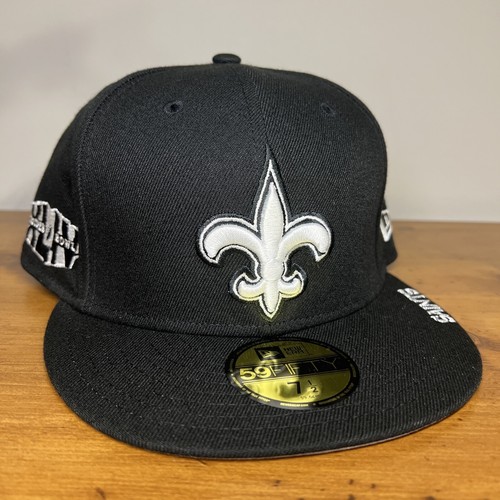 New Era New Orleans Saints 59Fifty Super Bowl XLIV Patch Passform Mütze Kappe Gr. 7 1/2
