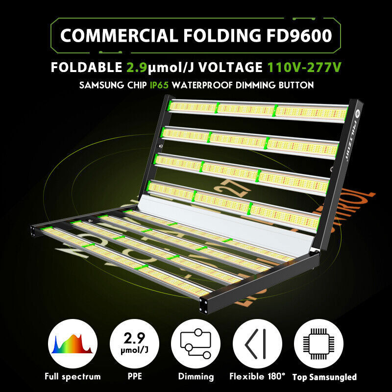Phlizon PL-2000 LED Grow Light con Sasung L281B LED Dierabile Daisy