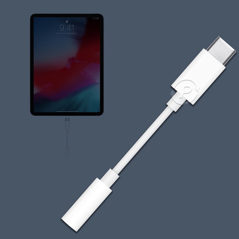 Type-C USB-C To Jack Headphone Adapter For iPhone iPad with