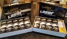 24 NOS New Old Stock 2 DOZ 1990s RAM - Golden Ram Laser Long Distance Golf Balls