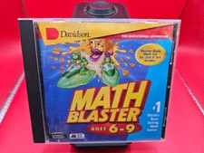 Math Blaster Ages 6-9 Win, Mac  Microsoft Windows Edutainment CD Rom Fun