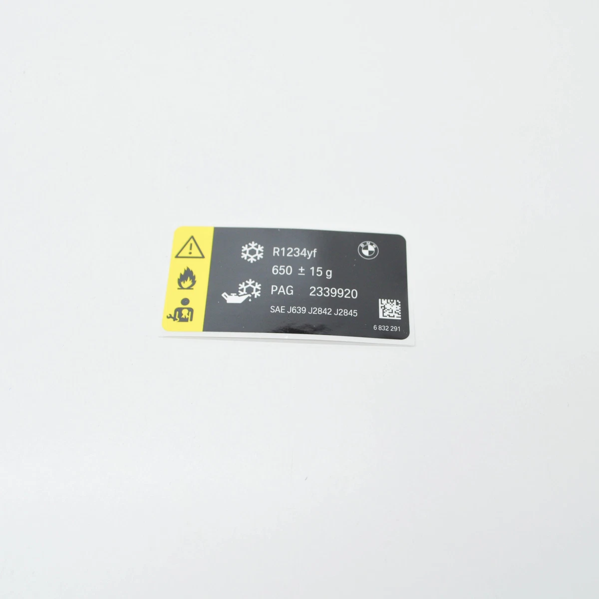 NEW BMW 5 G30 COOLANT LABEL 71236832291 6832291 ORIGINAL | eBay