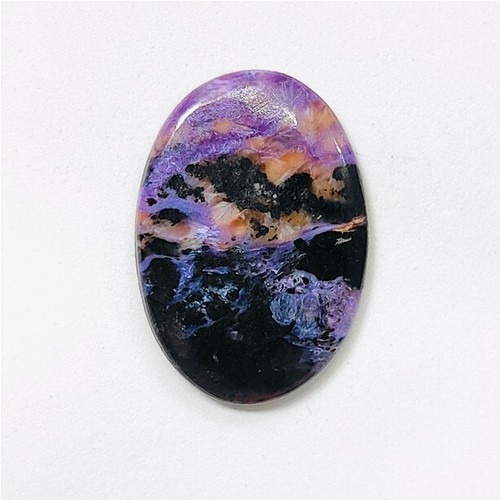 Natural Charoite Gemstone Cabochon Loose Stone For Jewelry 30 Cts. ME-11837 - Picture 4 of 5