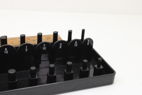 Goliath Slot SAE 3/8" Drive 1/4" - 1" Black Tray Shallow & Deep Sockets - Picture 5 of 8