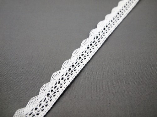 1 Meter Vintage WEISS Baumwolle gehäkelt Jakobsmuschel Hochzeit Spitze Borte Band 15 Design - Bild 20 von 25