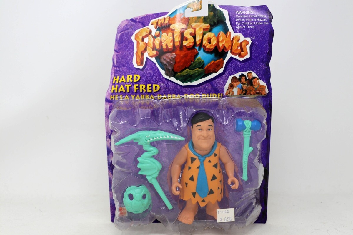 The Flintstones Hard Hat Fred Action Figure Mattel 1993 for sale