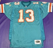 Authentic Dan Marino Wilson Pro Line NFL #13 Miami Dolphins Football Jersey 48