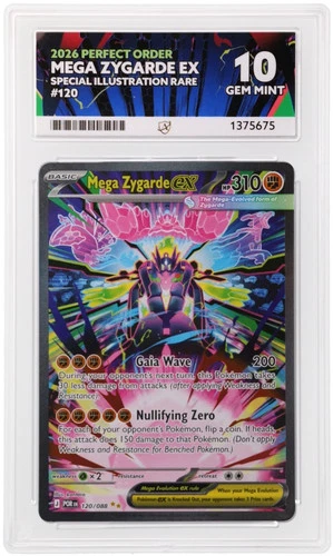 ACE 10 Mega Zygarde EX 120/088 Perfect Order Gem Mint Pokemon