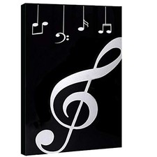 Music Binder Sheet Music Storage Holder, A4 Size Black Folder, 40 Pockets
