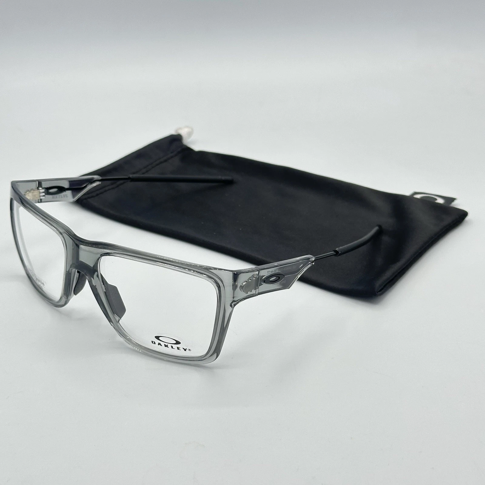 Oakley NXTLVL Grey Shadow Eyeglasses Frames Rx 56 17 123mm OX8028 0556