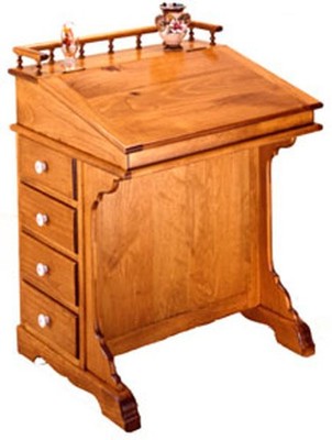 Captain's Desk (Slant Top) Woodworking Blueprint Plan
