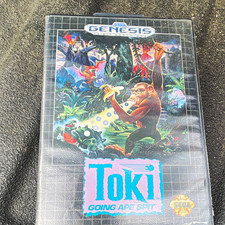 SEGA Toki: Going Ape Spit Sega Genesis Action & Adventure Game w/ Manual