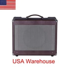 US 5E3 Tweed Type Deluxe Guitar Tube Amp Amplifier Cabinet Brown DIY Box Case