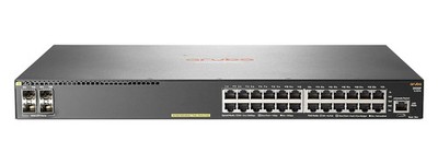 HPE Aruba 2930F JL261A 24 Port 370W PoE+ L3 Switch mit 4x 1Gbe SFP Combo Ports