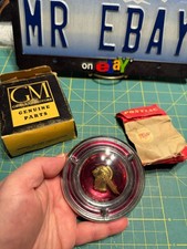 Nos Gm 1951 1952 Pontiac Chieftain Steering Wheel Horn Button Emblem Badge Read