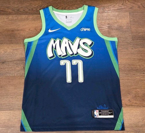 Luka Doncic Dallas Mavericks Nike Swingman City Edition NBA Jersey 40 Size Small