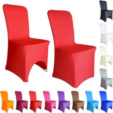 Time to Sparkle 8 PCS Spandex Chair Covers Arched / Flat front Seat Cover Decor