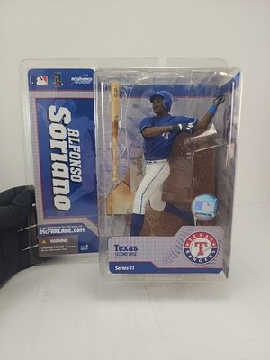 Mcfarlane MLB Series 11 ALFONSO SORIANO Texas Rangers BLUE Jersey Figure