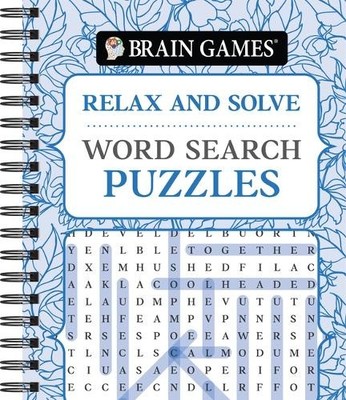 Brain Games Publicat Brain Games - Relax and Solve: Word Search P (Spiral Bound)