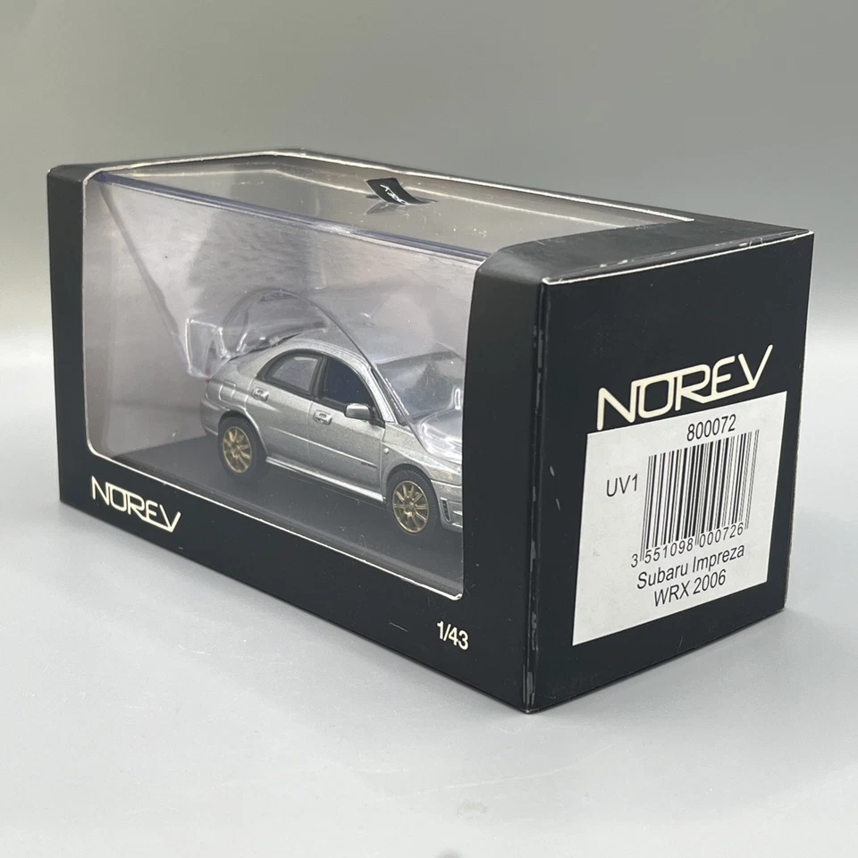Subaru Impreza WRX 2006 Norev escala 1/43 plata 800072 raro envío y devolución rápidos gratuitos Foto 2 de 4