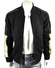 True Religion Men's Classic Design Varsity Wool Bomber Jacket - 103121