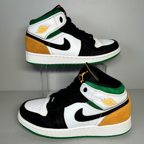 Jordan 1 Mid SE White Laser Orange Lucky Green (GS) Size UK 4.5 US 5 EU 37.5 - Picture 16 of 23