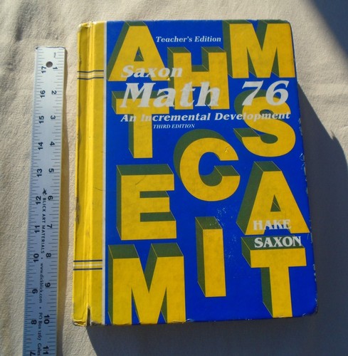 Math 76: An Incremental Development Teacher's Edition Hardcover