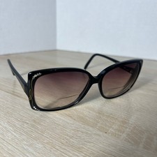 Vintage Tura 652 EBO Sunglasses Oversized Black FRAMES ONLY France L