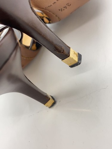Louis Vuitton High Heel Sandals/Damier - Picture 7 of 9