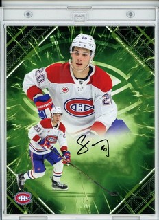JURAJ SLAFKOVSKY Fanatics Emanate Montreal Canadiens Auto Green PHOTO 51/99