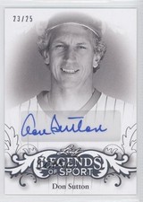 2015 Leaf Legends of Sport Base Silver 23/25 Don Sutton #BA-DS1 Auto HOF 0g0