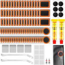 Image of 120Pcs Bike Puncture Repair Kit，Self-Adhesive Bike Puncture Repair Patches Bike 