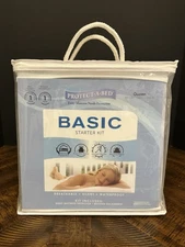 Protect-A-Bed BASIC Starter Kit Queen Mattress Protector & Encasement Set – New