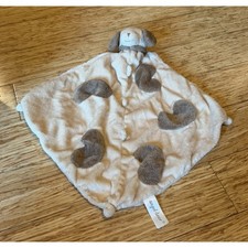 Angel Dear Lovey Security Blanket Puppy Brown Dog Spots Plush Blanky 12  