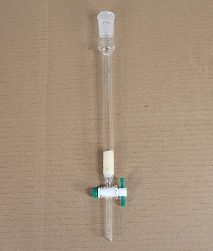 Chemglass CG-1189-01 Chromatography Column w/ Coarse Frit CN 24/40 1/2" ID